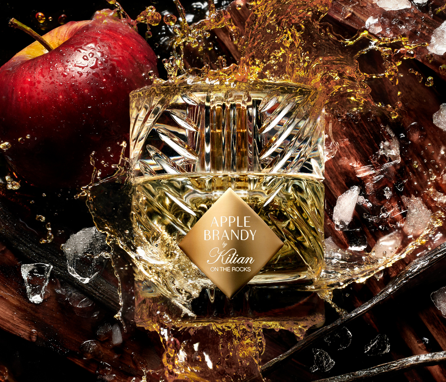 عطر ادوپرفیوم یونیسکس بای کیلیان اپل برندی با رایحه خنک و معتدل