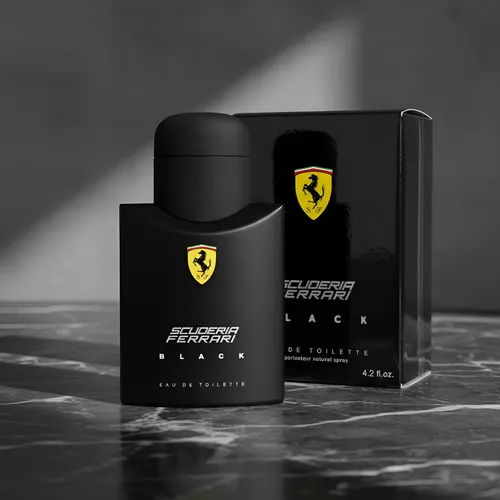 عطر ادوتویلت مردانه فراری مدل بلک فراری با رایحه گرم و شیرین