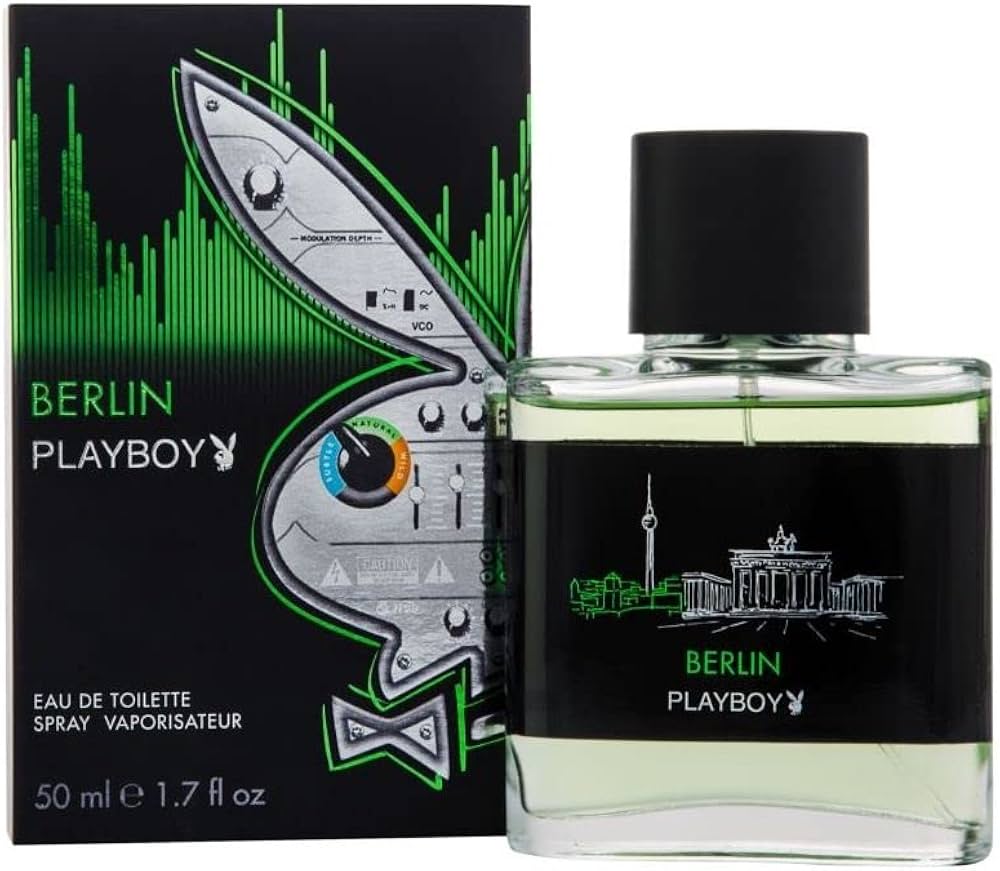 عطر ادوتویلت مردانه پلی بوی مدل برلین با رایحه خنک و شیرین