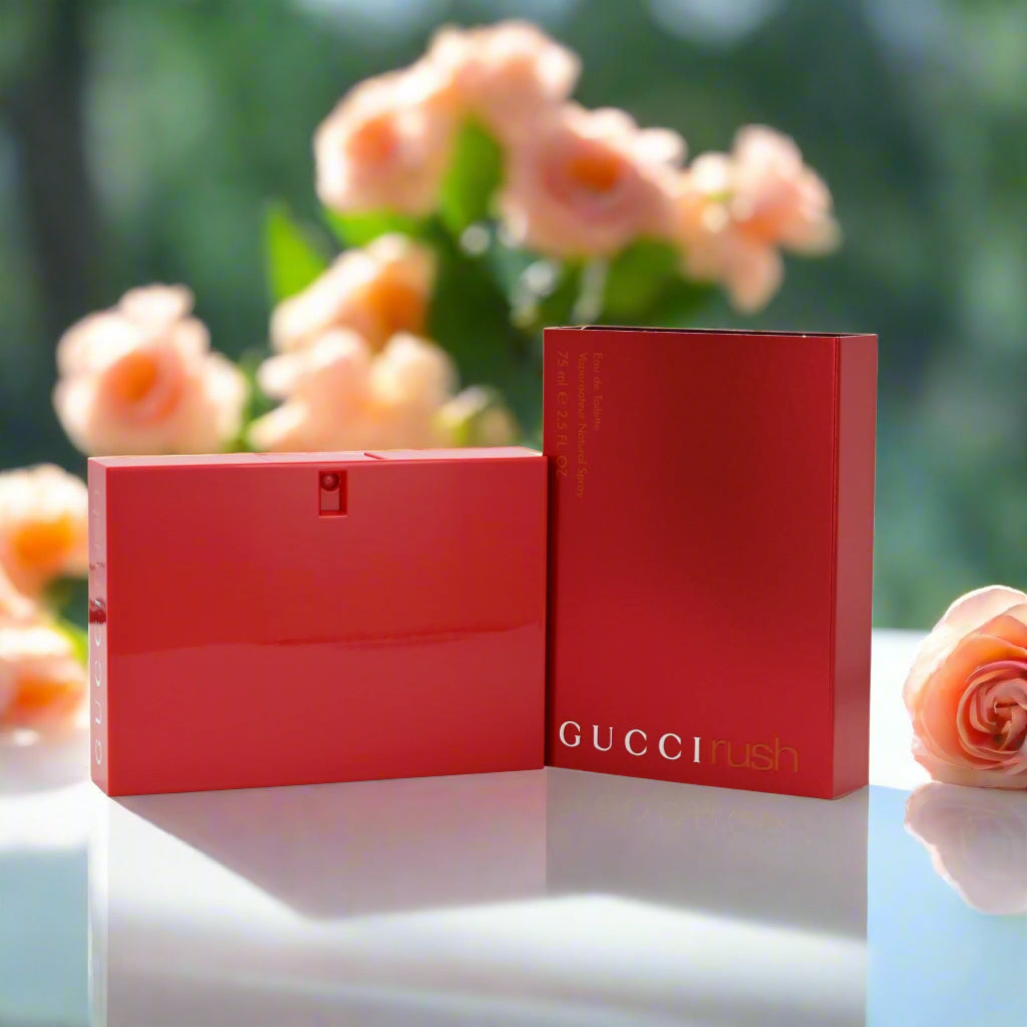 عطر ادوتویلت زنانه گوچی مدل گوچی راش با رایحه گرم و شیرین