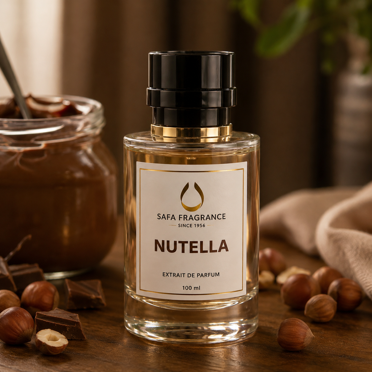 عطر ادوپرفیوم یونیسکس صفا رایحه مدل نوتلا با رایحه گرم و شیرین