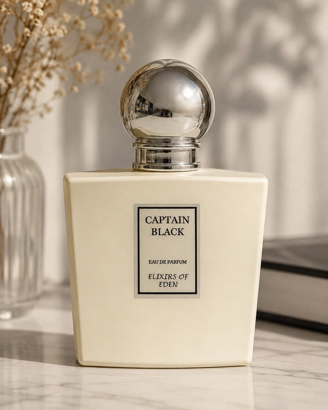 عطر ادوپرفیوم مردانه کاپیتان بلک مدل الکسیر آف ایدن با رایحه خنک و شیرین