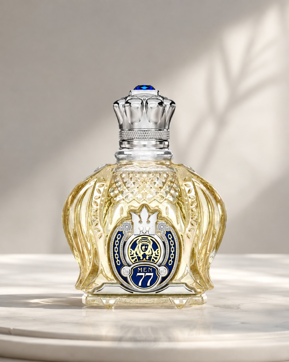 عطر ادوپرفیوم مردانه شیخ مدل شیخ 77 با رایحه گرم و تلخ