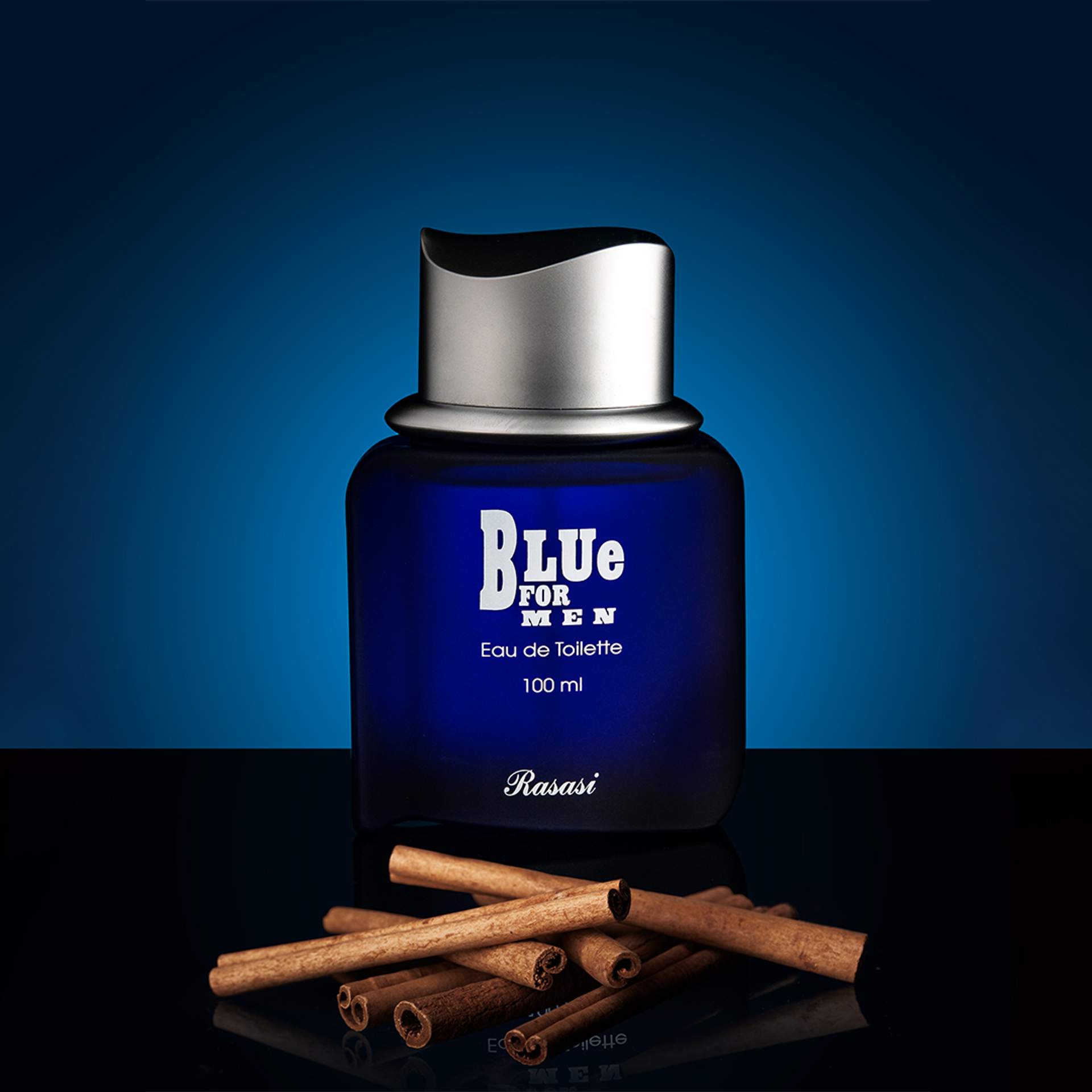 عطر ادوپرفیوم مردانه رساسی مدل بلو فور من با رایحه خنک_ملایم و تلخ