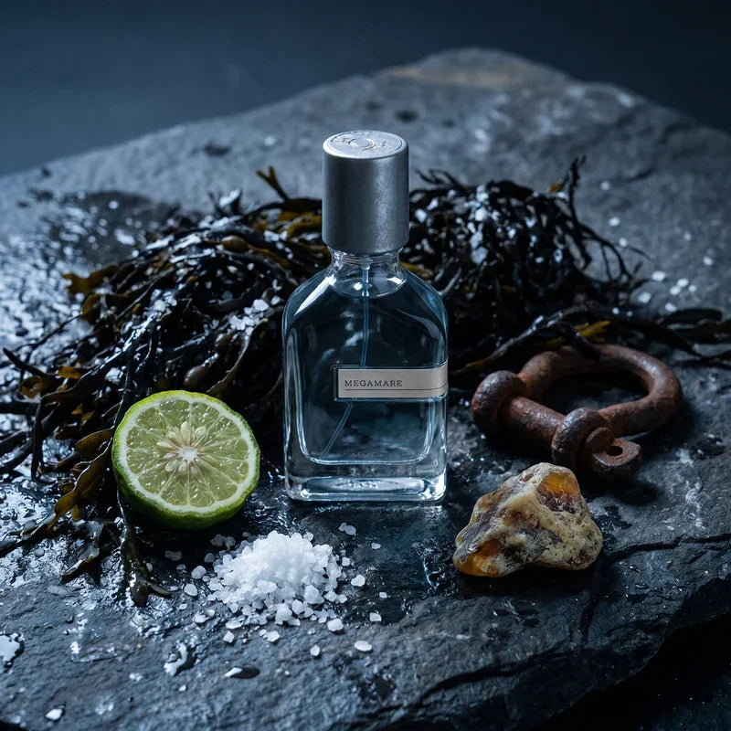 عطر پرفیوم یونیسکس اورتو پاریسی مدل مگامار با رایحه خنک و دریایی
