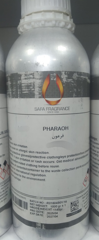 عطر ادوپرفیوم مردانه صفا رایحه مدل فرعون با رایحه گرم و تلخ